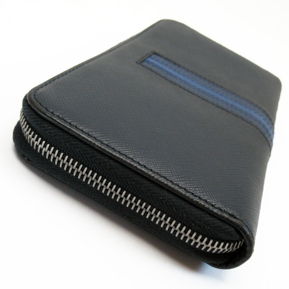 Prada Wallet Saffiano Navy Blue leather long - Picture 1 of 3